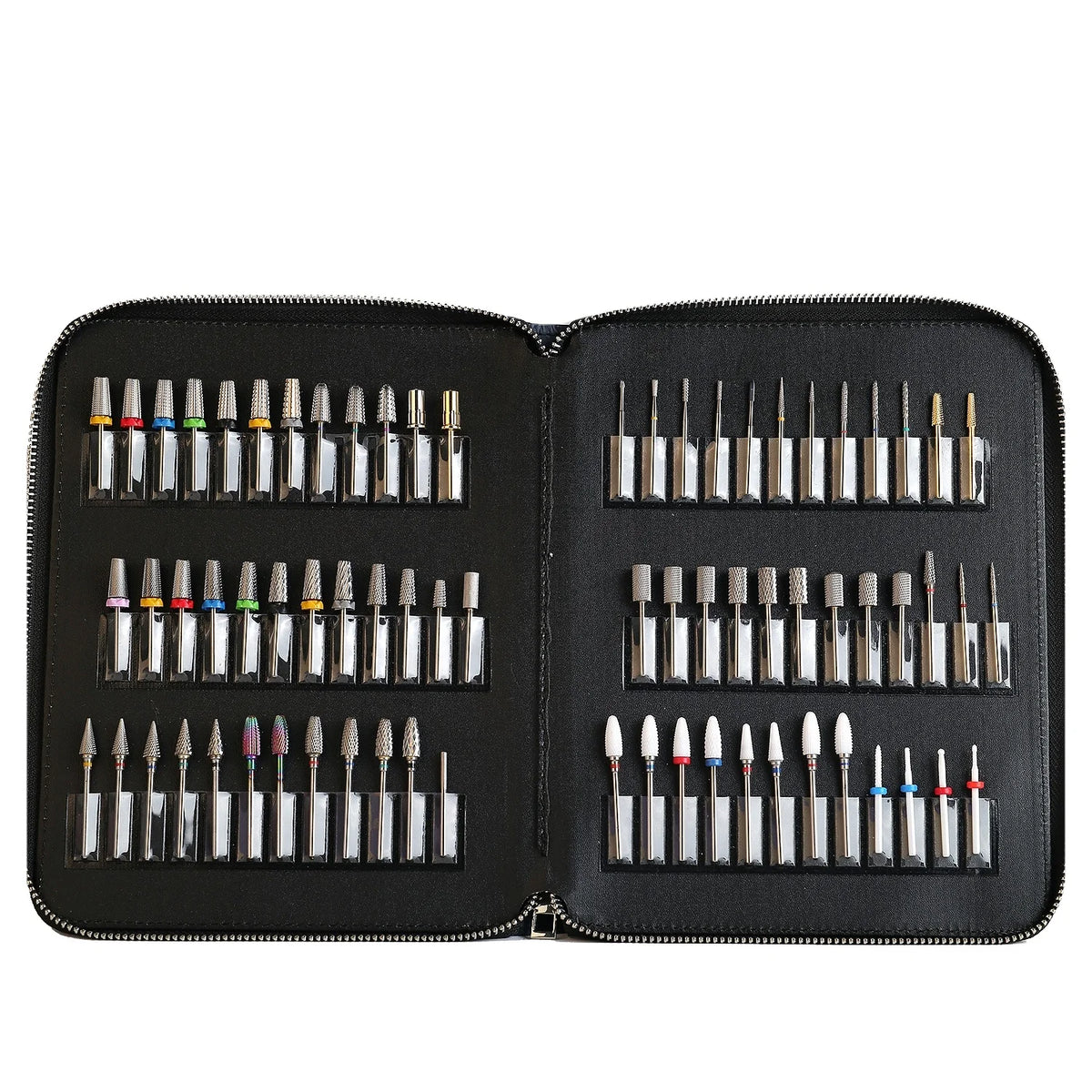 72 Pcs Factory Large Barrel Safety Carbide Milling Cutter Nail Manicure Nail Drill Bits Sets Professional Nail Salon Supplies Ca