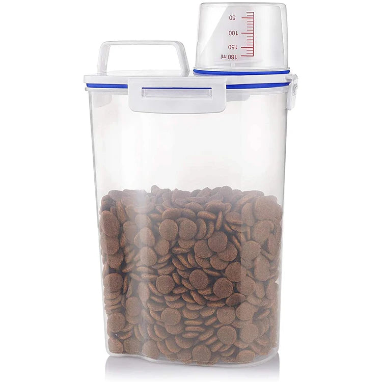 Pet Food Container Cat Bowl Cat Food Bowls Eating Foldable Pet Travel Plastic Food Storage Container