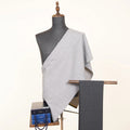 Italian 50%W 50%P Merino Wool Polyester Blend Fabric Woven Technique Italian Suiting Fabric for Men's Jackets Garments for Boys