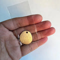 Luxury Irregular Round Brass Metal Tags Custom Pet ID Tags for Dogs and Cats in Solid Brass