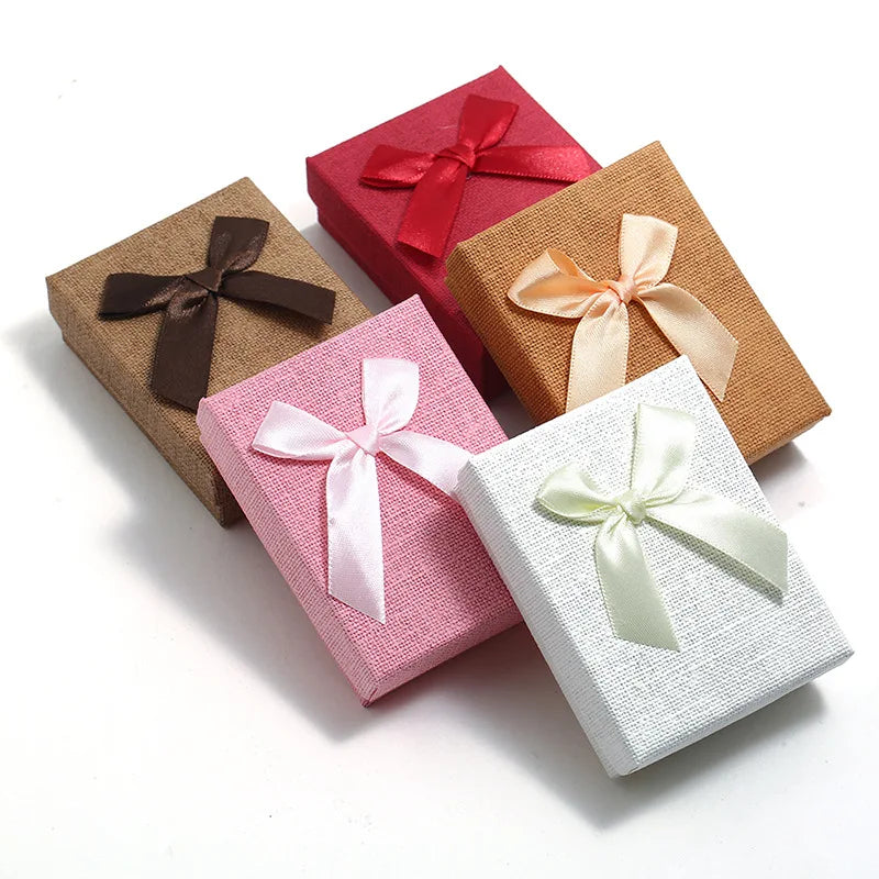 Korean Style Simple Jewelry Boxes for Packing Necklaces Bracelets Rings Earrings
