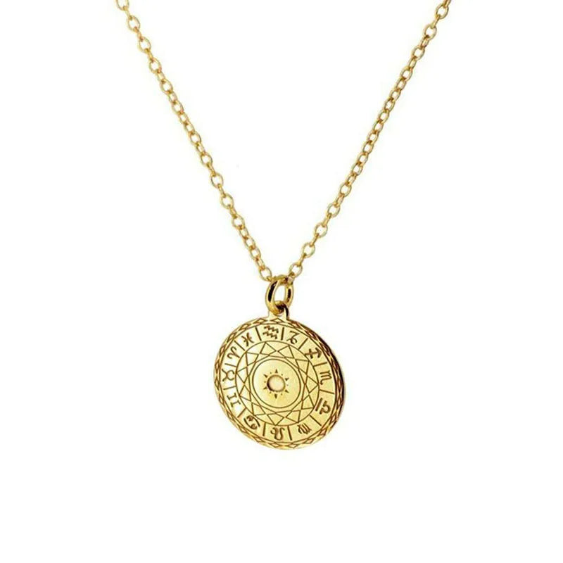Joolim Jewelry 18K Gold Plated Apollo Hexagram Pendant Necklace Stainless Steel Jewelry Wholesale Tarnish Free