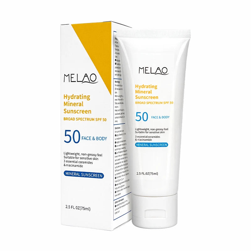 Wholesale Natural Private Label Non-Greasy Sun Cream Lotion Waterproof Broad Spectrum Spf 50 Sun Block Sunscreen MegaBDM