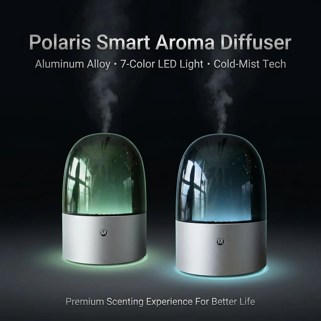 Smart Bluetooth/Wifi Function air Fresheners Essential Oil Diffuser Aluminium Essential Oil Waterless Household Appliances
