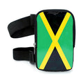 2024 New Arrivals PU Leather Jamaica Flag Leg Bag for Carnival Waterproof Belt Bag Thigh Bags