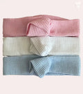 Waffle Spa Sweet Style 100% Cotton Custom Color Headband for Women Beauty Knot Casual Daily Use MegaBDM