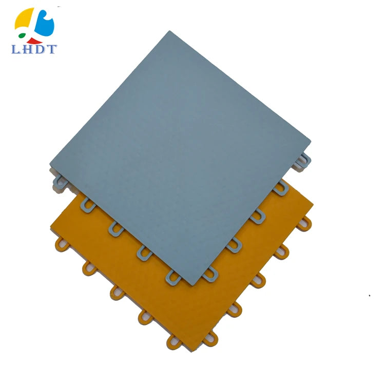 Best Selling Modular Assembled PP Material Interlocking Sports Floor Tiles with Lines