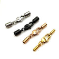 Stainless Steel PVD 18k Gold Plating Lobster Cord Ends Cap Clasp necklace Clasp for Jewelry Making Wholesale Metal