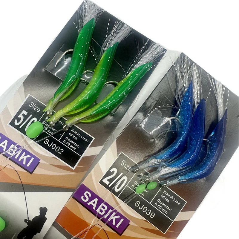 Trolling Fishing Rigs Octopus Sabiki Saltwater Fishing Circle Hook Pesca Fishing Lure Bait