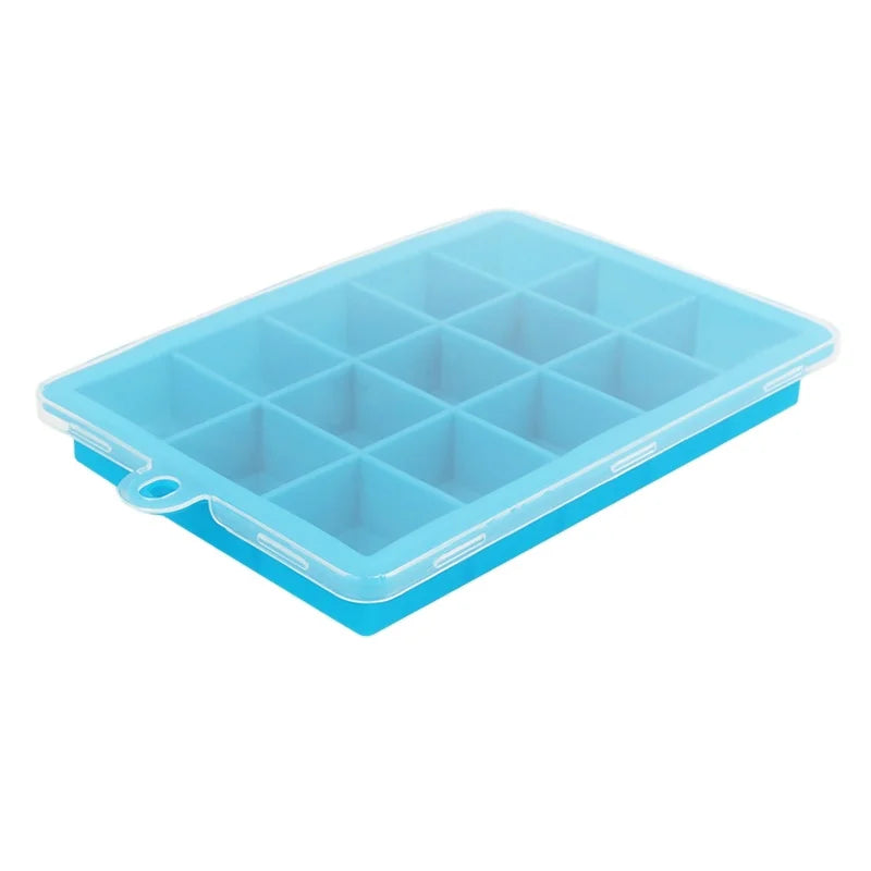 24 Cavity Eco-friendly Silicone Ice Cream Mold Custom Design Frozen Ice Cube Tray