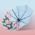 Shaoxing Quality Folding Sun Umbrella 3 Fold Custom Woman clear Umbrella Automatic Umbrella for Girls