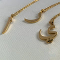 2024 Stainless Steel  Arabic Letter Waterproof Necklace Personalized Arab Islam Custom Jewelry
