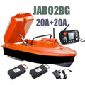 German Warehouse JABO2BG 20A*2 Orange 2 Li Batteries Fishfinder Carp Fishing Sonar Fish Finder Bait Boat Gps Autopilot for Sale