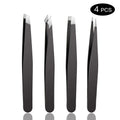 Stainless Steel BROW TWEEZERS WITH STRAIGHT TIP Professional Tweezers with a Straight Tip Perfect for Eyebrow Hair Removal