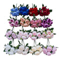Hot Selling Silk 7 Heads Peonies Bush Artificial Flowers Peony Bouquet for Wedding Home Decor