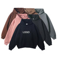Custom Logo Premium 420gsm Streetwear Men Hoodie Stringless Blank Heavyweight Oversized Unisex Embossed Cotton Pullover Hoodies