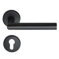 Factory Direct Sale Personalized European Stylestainless Steel Black Window Door Hollow Handle Lever Lock