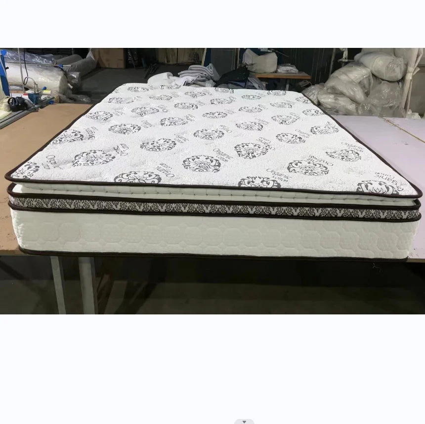 Luxury Comfortable Bed Independent Pocketed Spring 4ft6 Mattress Memory Foam Mattress