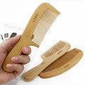 Factory Wholesale Nan Bamboo Comb Portable Hair Combs Household Smooth Scalp Massage Combs