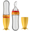 Feeding Spoon Child Supplies Baby Rice Paste Bottle Children Feeding Rice Paste Spoon Silicone Squeezed Food Supplement Bottle