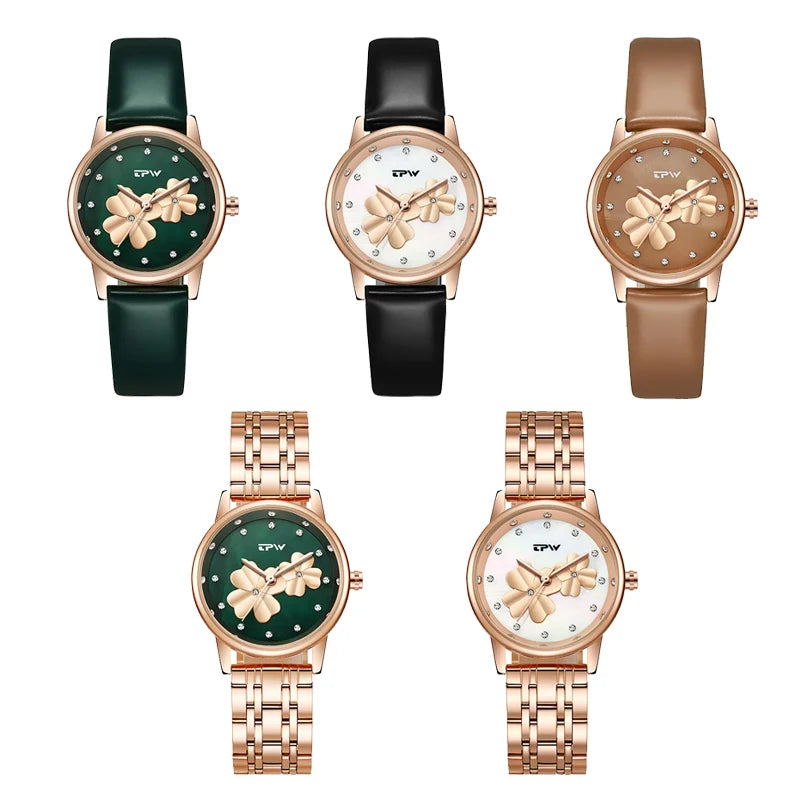 Custom Ladies Fashion Stainless Steel Diamond Watches Waterproof Luxury Bracelet Design Quartz Watch Women Manufacturer