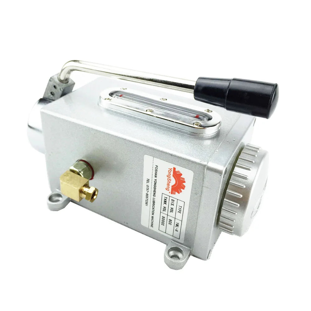 Manual Piston Lubrication Oil Pump Hand Operated Lubricator Handy Oiler 6mm Outlet Y-8 for CNC Machine Lubricating