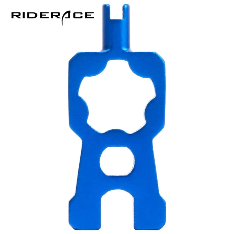 RIDERACE 4 in 1 Bicycle Core Disassembly Installation Tools Valve Wrench Multifunction Schrader/Presta Valve Tool for MTB Bike
