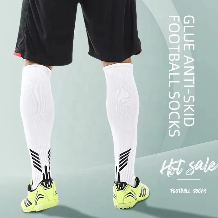 LINGTU Non Slip Athletic Sport Socks Compression Soccer Grip Socks Quick Dry Under Knee High Long Soccer Socks for Kids Youth