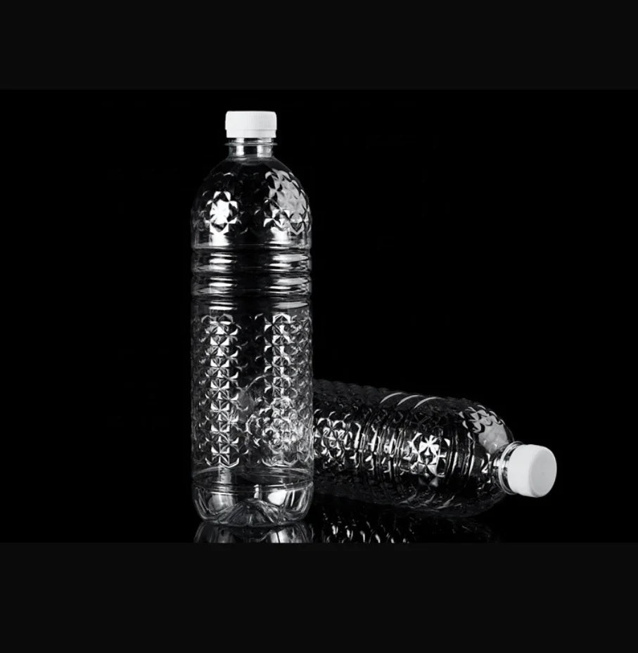 Hot Selling 1L Disposable Clear Food Grade PET Plastic Juice 1000ml Beverage Bottle With Tamper Proof Cap