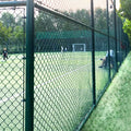 6 Ft Galvanized PVC Coated Tennis Court Fence Netting Economical Chain Link Wire Mesh Easily Assembled Fencing Trellis Gates