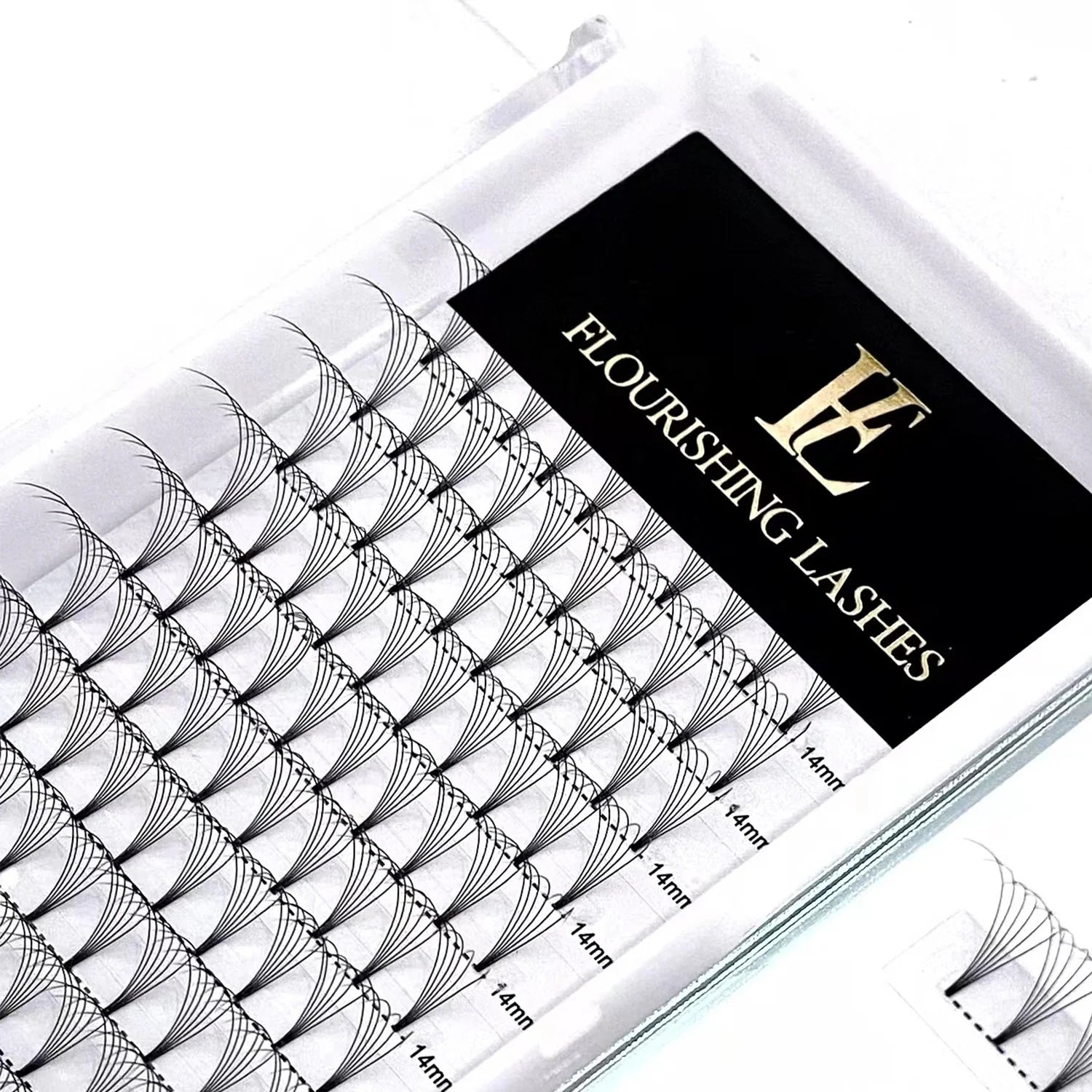 Bulk 3D 4D 5D 6D 7D 8D 10D Premade Fans Russian Volume Lashes  0.07 0.10 Mega False Eyelashes with Short Base Eyelash Extension