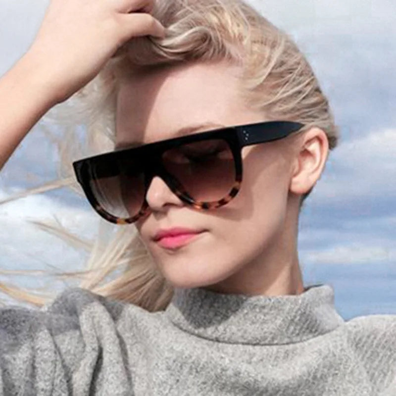Wholesale Oversized Big Frame Sunglasses Women Men Unisex square Cat Eye Sun Shades Fashion Retro Personalized Sunglasses