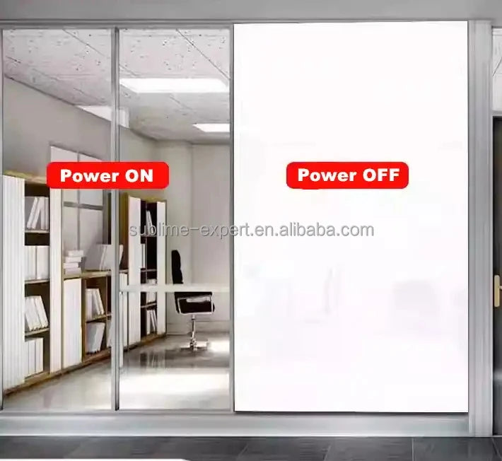 TQX Smart Home Self-Adhesive Pdlc Film Partition Switchable Smart Glass Film Electric Window Tint Smart Glass Switchable Tinting