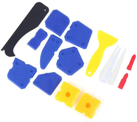 15pcs/ Set Sealant Silicone Finishing Tools Scraper Cleaner Tile Cleaner Shovel Caulk Finisher