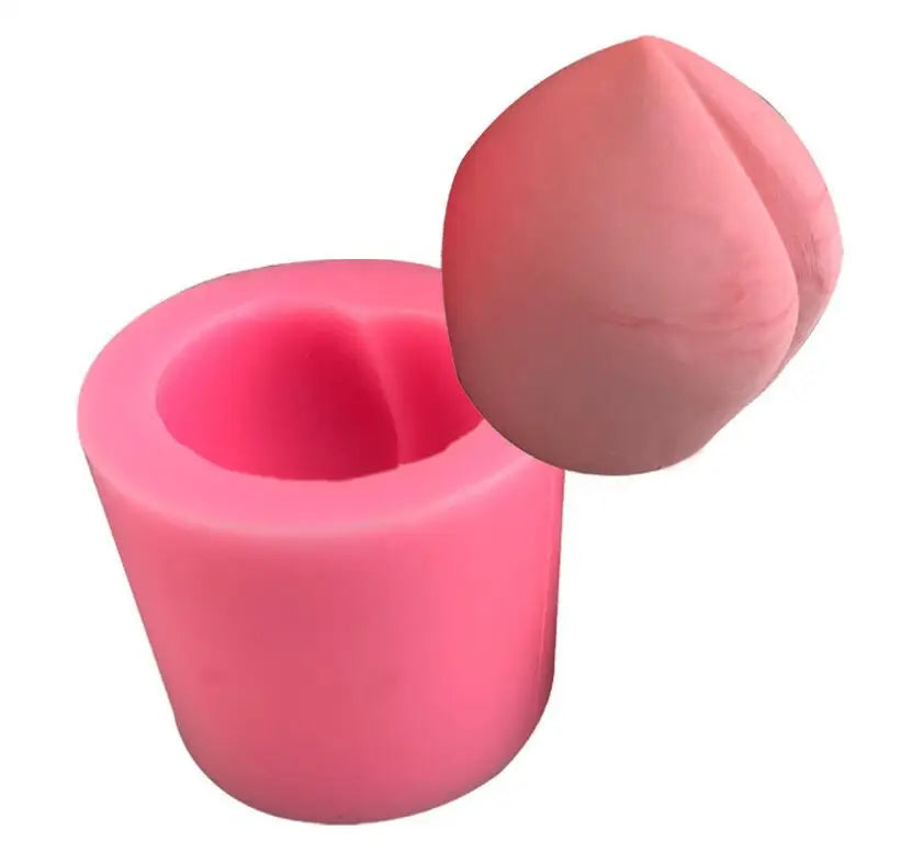HY DIY Chocolate Fondant Sugarcraft Cake Molds Polymer Clay 3D Peach Mould Handmade Soap Cookie Mold