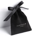 PandaSew Custom Logo Print Necklace Bracelet Gift Drawstring Bag Suede Jewelry Pouch