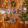 DIY Diamond Painting 5pcs Christmas Pendant Special Drill Shaped Rhinestone Diamond Home Decoration Ornament Kits