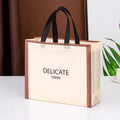 Non Woven Grocery Bag With Custom Printing logo Non Woven Fabric Shopping Bag With Handle Tote Packing Bag