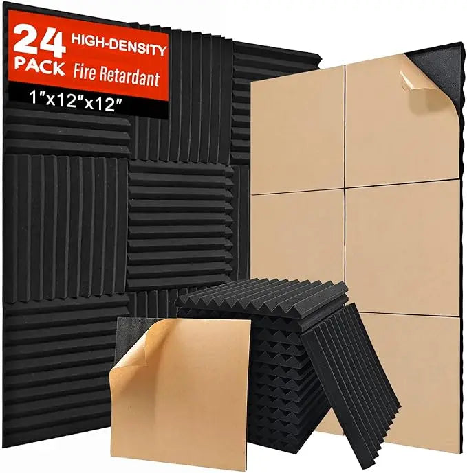 Modern Style Polyurethane Sound Deadening Acoustic Panels with High NRC 0.9-0.95 for Studio and Home Use