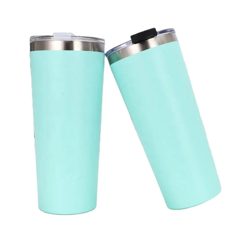 2025 Popular  Best Seller 22oz Double Wall Stainless Steel Coffee Mugs Thermal Cup Coffee Cup with Sliding Lid