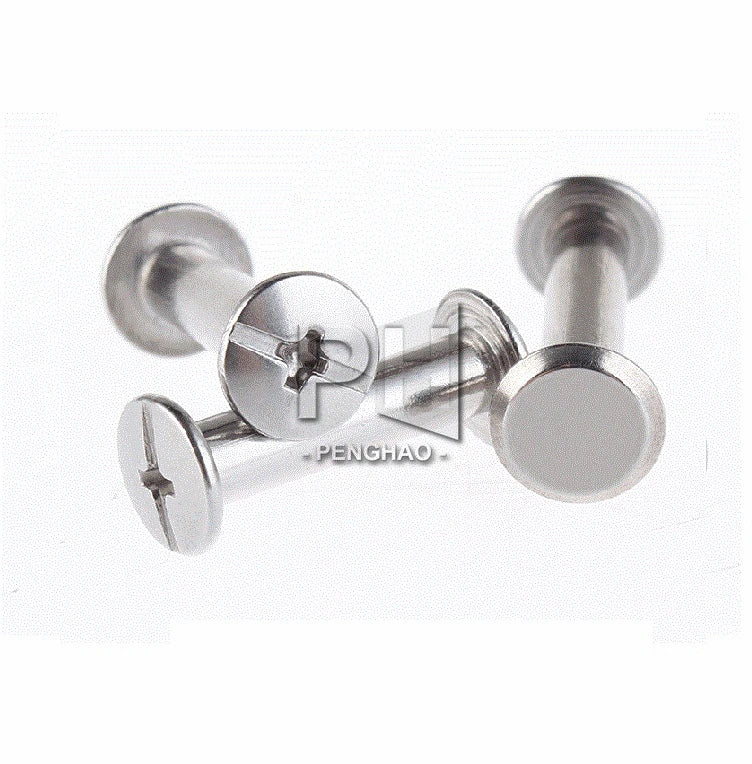 M5*6/8/20/230MM 304 Stainless Steel Chicago Screw Stud Rivet Books Butt Screw Photo Album Binding Screw