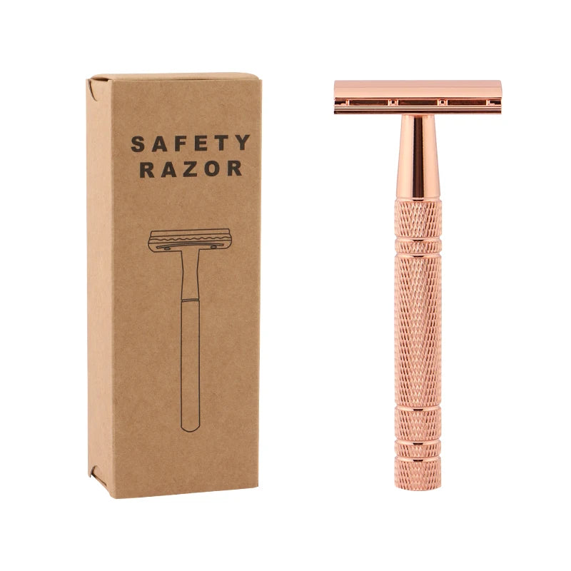 Aluminum Handle razor Shaving Safety razor Body Shave Face Clean Double Edge Blade Safety razor