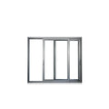 Modern Horizontal Hanging Thermal Break Sliding Window Double Glazed Glass Aluminum Frame Heat Insulation for Hotel Living Room