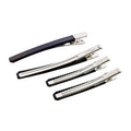 6cm 8cm Silver Slim Korea Rectangle Metal Alligator Hair Clips with Tube Hairpin for DIY Hair Women Hair Accessories