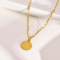 New Stainless Steel Letter H Necklace Initial Alphabet Charms 18K Gold PVD Plated Link Chain  Factory Cheap Price Wholesale