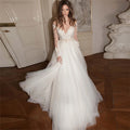 2023 Popular Heavy Industry Long Sleeved Trip to Take Wedding Dress Backless Beautiful Embroidered Bride Wedding Dress