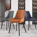 Light Luxury Dining Chairs Modern Minimalist Dining Table Household Nordic Backrest Soft Bags Negotiation Hotel Minimalist