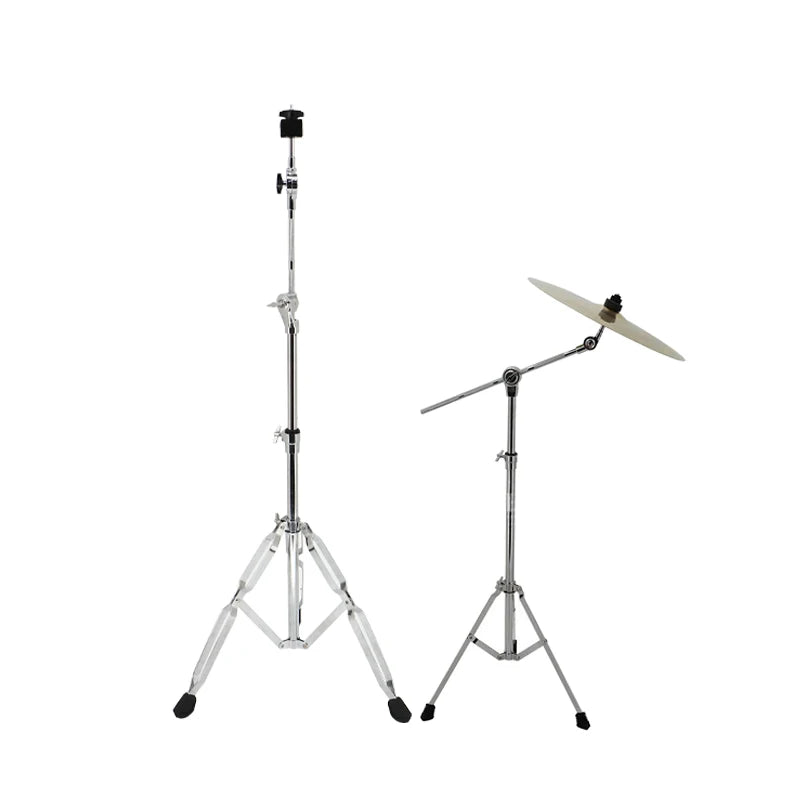 Factory Wholesale High Quality Adjustable Arm Cymbal Stand With Chrome