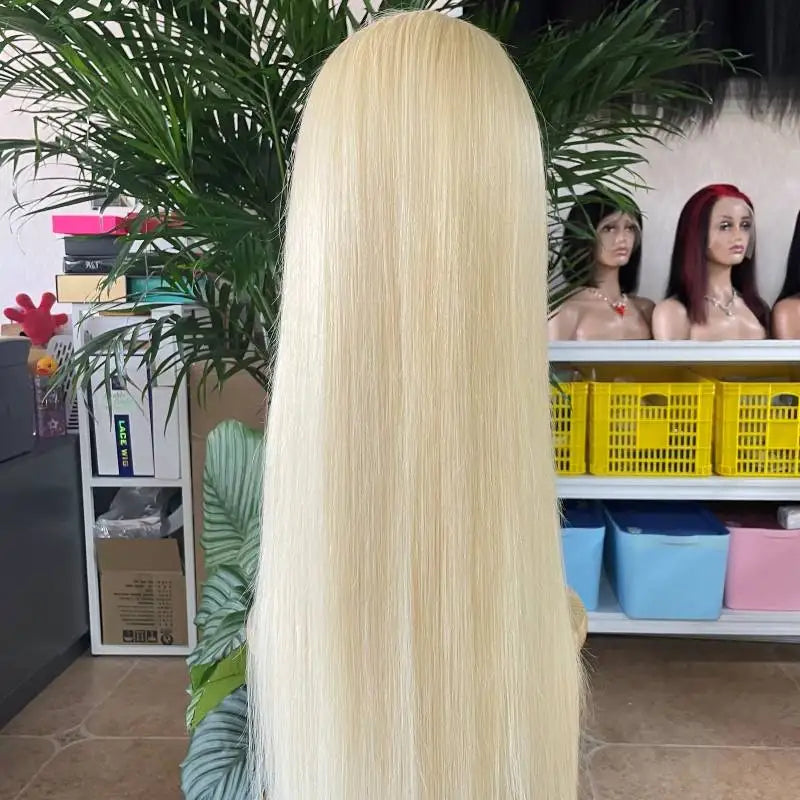 Wholesale 613 HD Full for Lace Frontal Wig Platinum Blonde 613 Virgin Human Hair 13x4 13x6 Sizes Available
