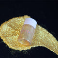 DINZON Custom Logo Golden Glitter Eye Shadow Powder Long Lasting Shimmer Pigment for Nail Polish & Makeup Highlight Effect